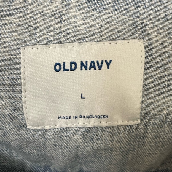 EUC Distressed Old Navy Denim Jacket - Picture 2 of 2
